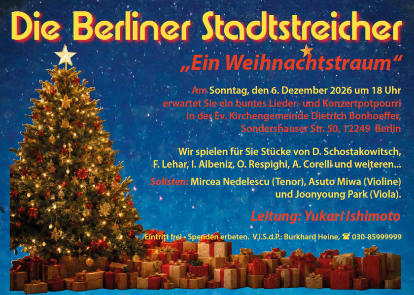 Unser Konzert im Dezember 2026